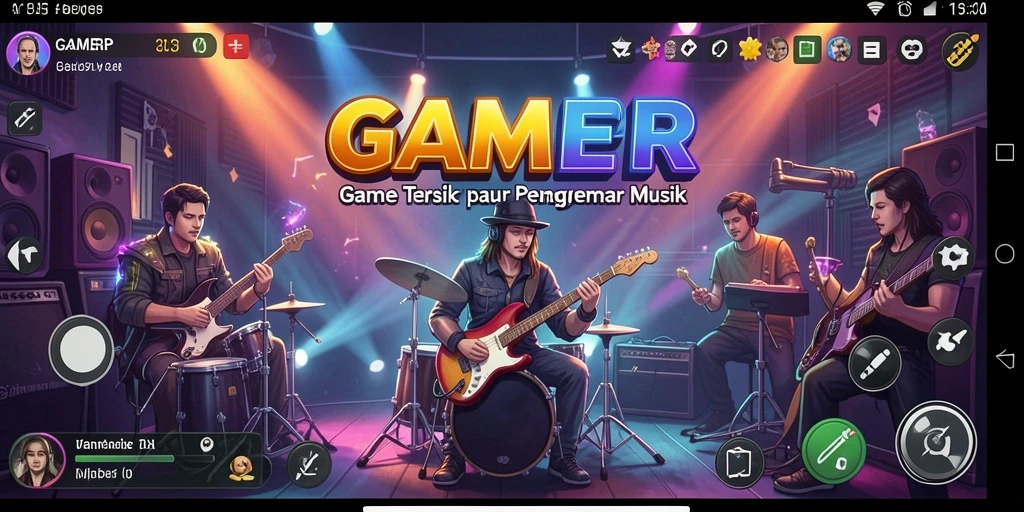 Tangkapan layar utama GAMERP menampilkan gameplay yang seru dan interaktif.