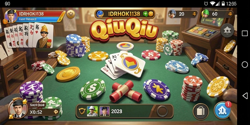 Tampilan screenshot gameplay seru QiuQiu di IDRHOKI138.