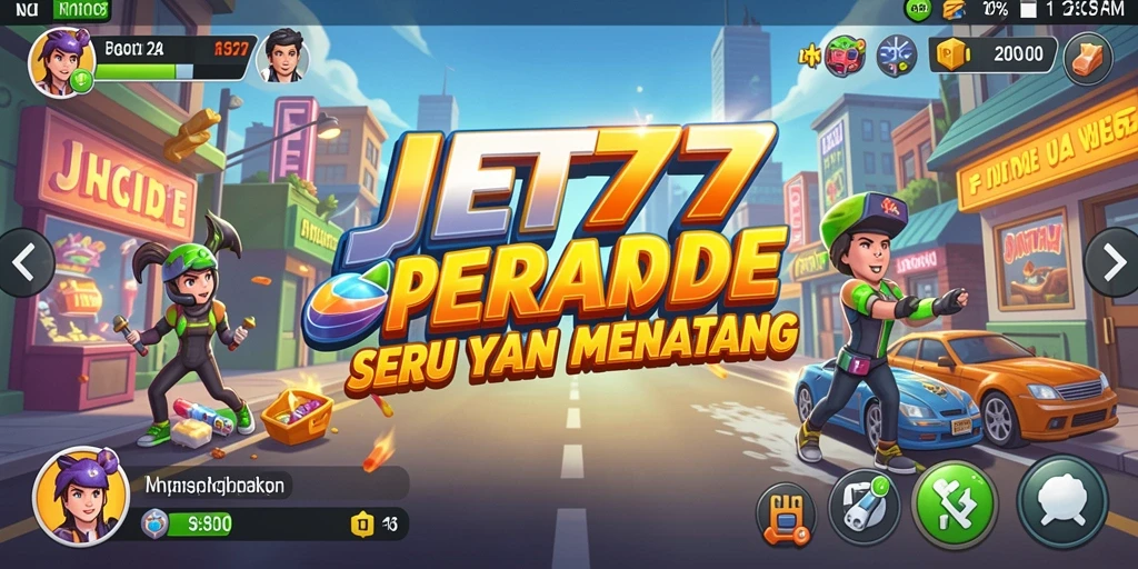 Gameplay menarik JET77 menampilkan keseruan Arcade yang memukau.