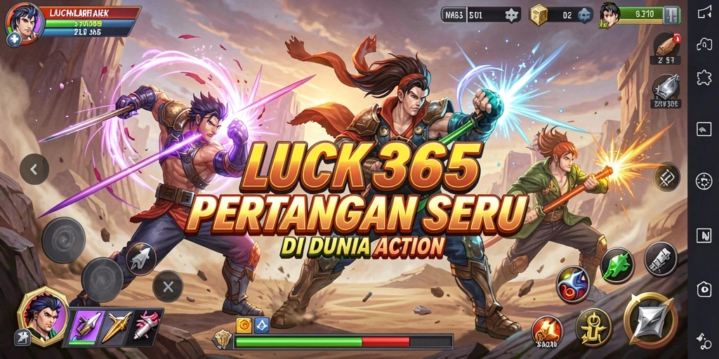 Gameplay LUCK365 yang seru dengan aksi mendebarkan.