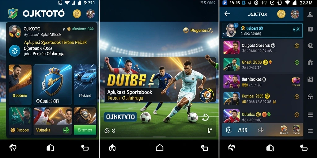 Tampilan antarmuka OJKTOTO yang menarik saat bermain Sportsbook.