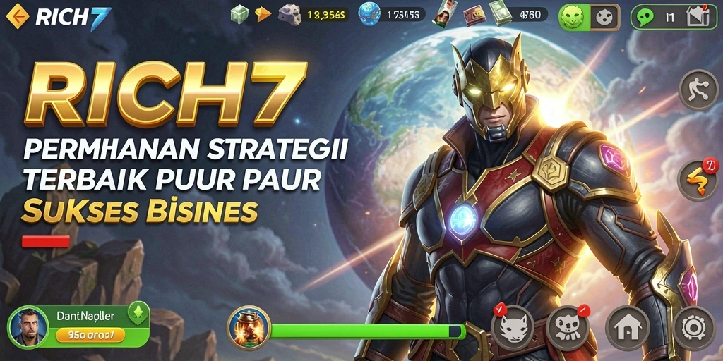 Tampilan menarik gameplay RICH7 yang menantang.
