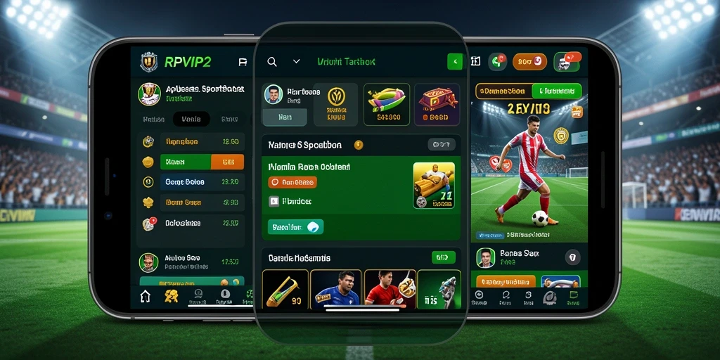 Tampilan gameplay Sportsbook RPVIP2 yang menarik dan informatif.