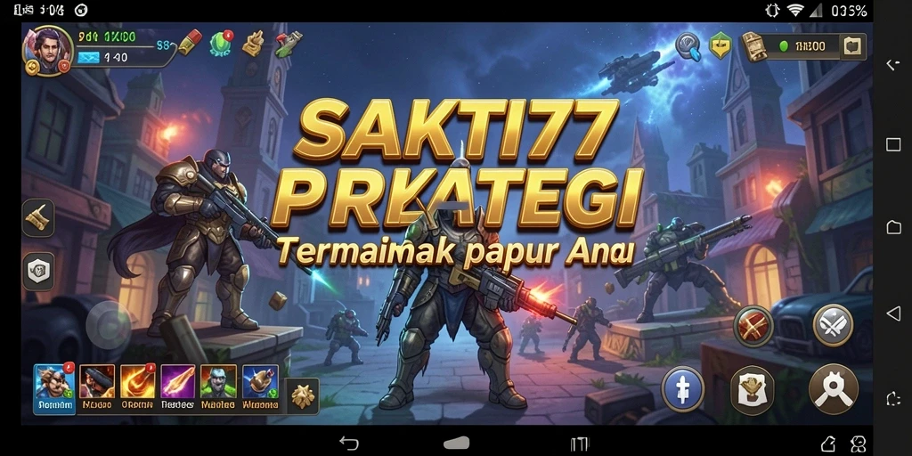 Tampilan gameplay seru dari SAKTI77, strategi mendebarkan menanti.