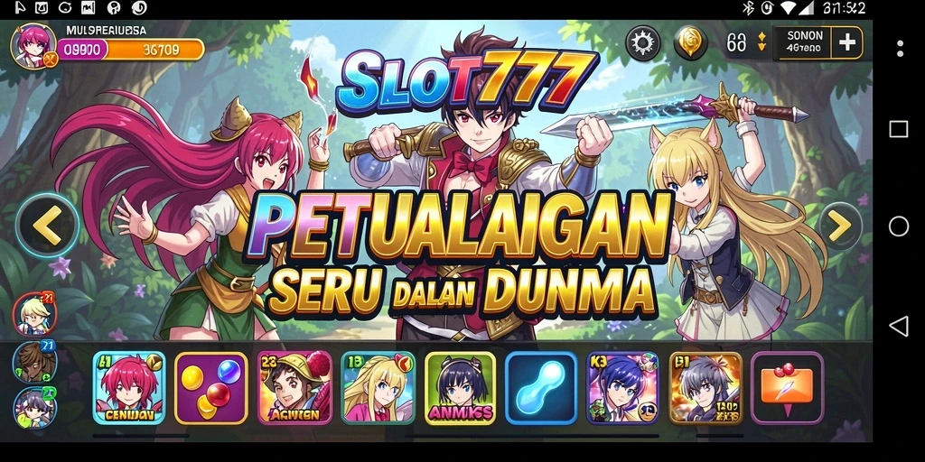 Gameplay SLOT777 yang mengasyikkan dengan karakter Anime favorit.