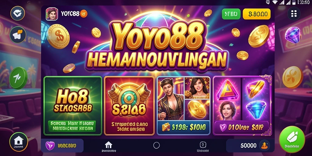 Gambar gameplay menarik dari slot <strong>YOYO88</strong> yang penuh warna dan efek suara.