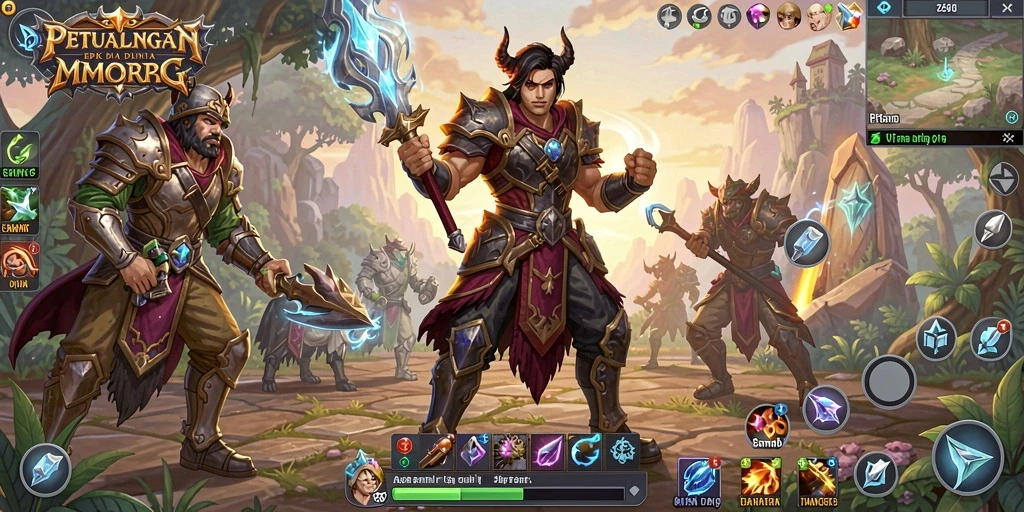 Tampilan gameplay ZK6 yang penuh aksi dan petualangan menantang.